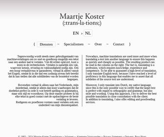 Maartje Koster Translations