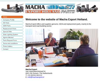 http://www.machaexport.nl