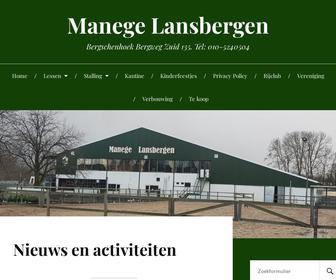 http://www.manegelansbergen.nl
