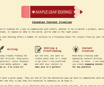 https://www.mapleleafediting.com