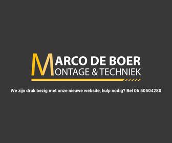 Marco de Boer Montage & Techniek
