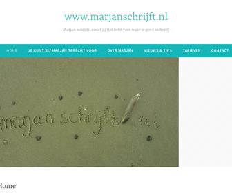 http://www.marjanschrijft.nl