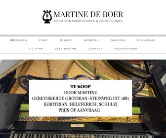 Martine de Boer Pianotechniek