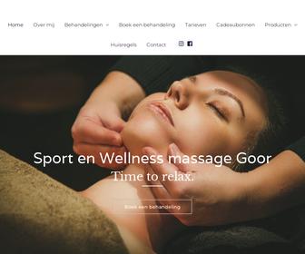 Sport en Wellness Massage Goor