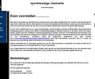 Jeannette Acupunctuur en Sportmassage