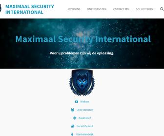 Maximaal security international