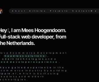 http://www.meeshoogendoorn.dev