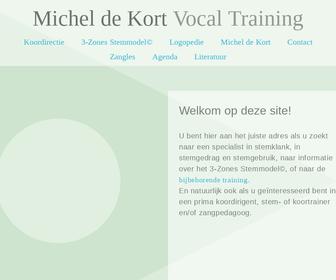 http://www.micheldekortvocaltraining.nl
