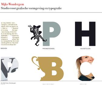 Mijke Wondergem Studio voor Grafische Vormgev. & Typograf.