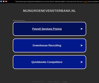 http://www.mijngroenevensterbank.nl