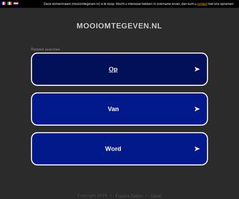 http://www.mooiomtegeven.nl