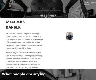 MRS BARBER