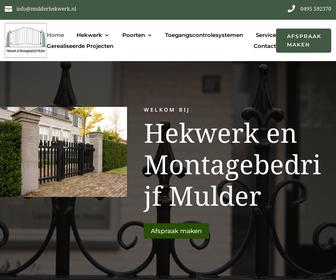 Hekwerk & Montagebedrijf Mulder B.V.