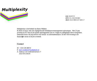 http://www.multiplexity.nl