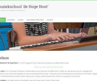 http://www.muziekschooldehogenoot.nl