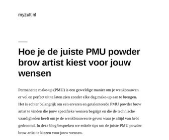 http://www.myzult.nl