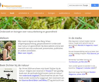 Natuurvoormensen Omgevingspsychologisch onderz.