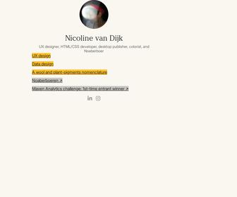 http://nicolinevandijk.nl