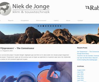 Niek de Jonge, Klim- & Touwtechniek