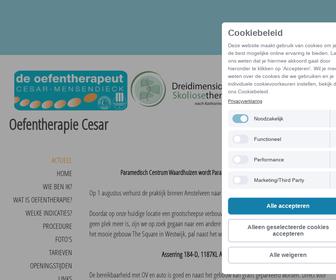Praktijk Oefentherapie Cesar G.W. van den Hoek