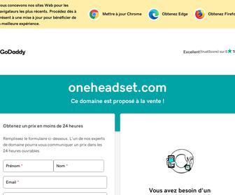 http://www.oneheadset.com