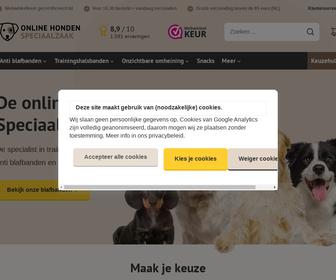 onlinehondenspeciaalzaak.nl blafbanden en trainingsbanden voor honden