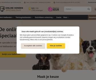 onlinehondenspeciaalzaak.nl blafbanden en trainingsbanden voor honden