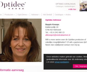 Optidee adviseuse Beppie Knoops