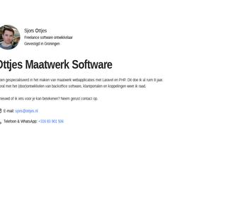 Ottjes Maatwerk Software