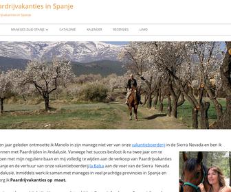 Paardrijvakanties in Spanje