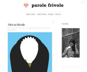 http://www.parolefrivole.nl