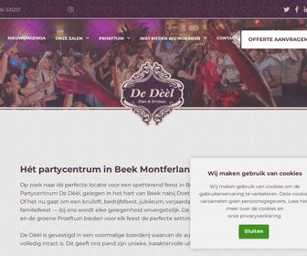 Caf&eacute; Party Centrum 'De Deel'
