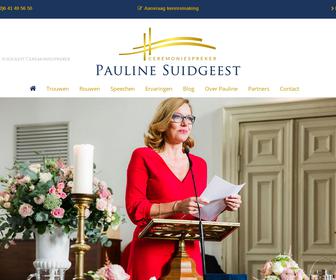 Pauline Suidgeest Ceremoniespreker
