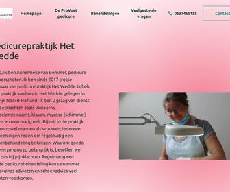 Pedicurepraktijk Het Wedde