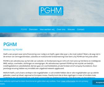 PGHM bureau voor subsidie- en fondsenwerv.