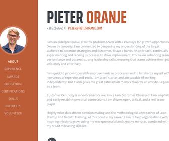 https://www.pieteroranje.com