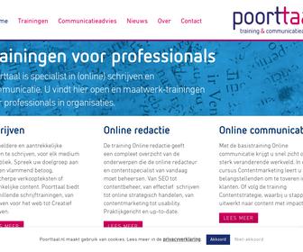 http://www.poorttaal.nl