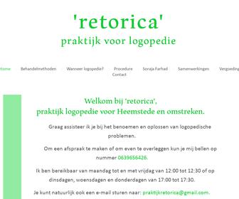 `retorica` praktijk voor logopedie Heemstede en omgeving