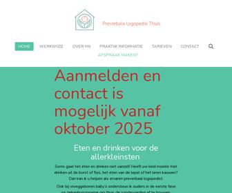Preverbale logopedie Thuis