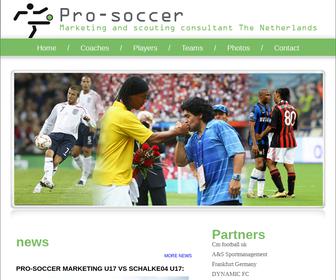 Pro-soccer marketing consultant managem.
