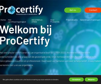 https://www.procertify.nl