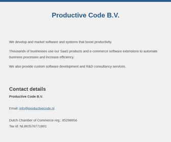 https://www.productivecode.nl