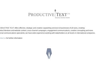 Productive Text