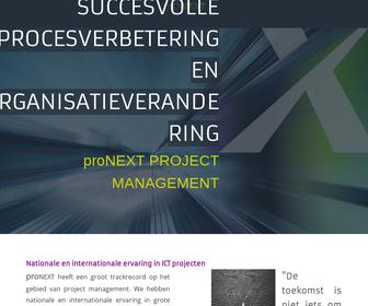 proNEXT Proj.manag. en Consultancy