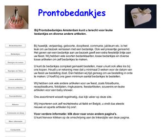 http://www.prontobedankjes.nl