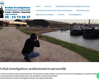 http://www.prosubinvestigations.nl