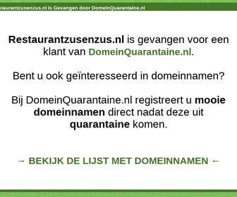 http://Restaurantzusenzus.nl