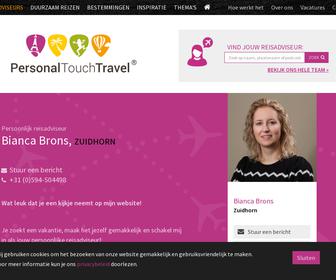 Bianca Brons thodn Personal Touch Travel