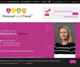 Bianca Brons thodn Personal Touch Travel