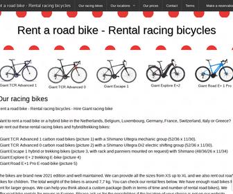 http://www.rent-a-road-bike.com